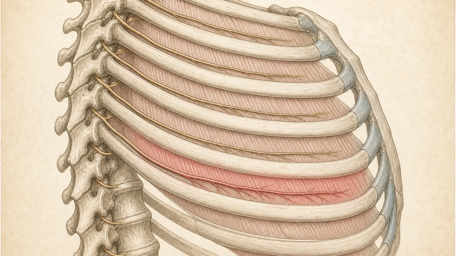Intercostal Neuralgia: The Band of Rib-Space Pain That Wraps Around Your Chest